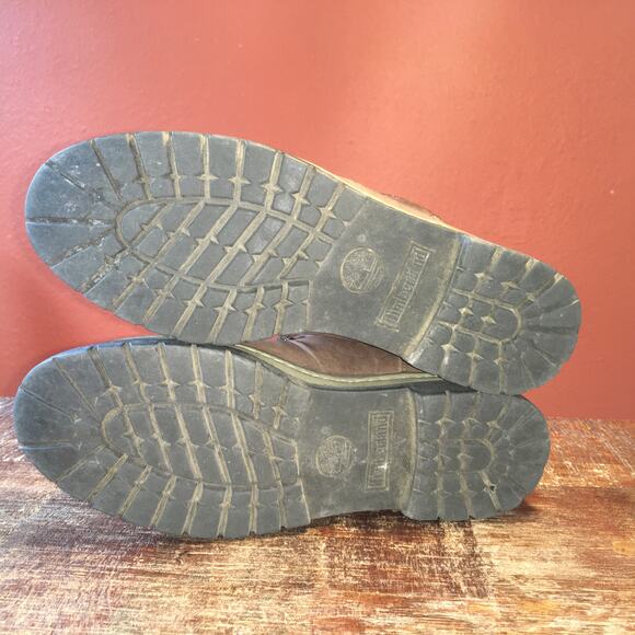 Timberland Womens 8 Brown Leather Hiking Combat Ankle Boot Gorpcore Outdoor - Picture 8 of 10